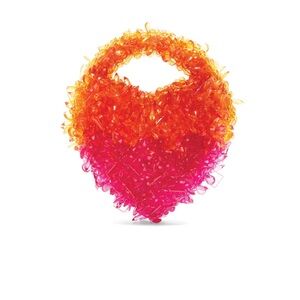 Clio Peppiatt Sunrise Heart Quartz Bag